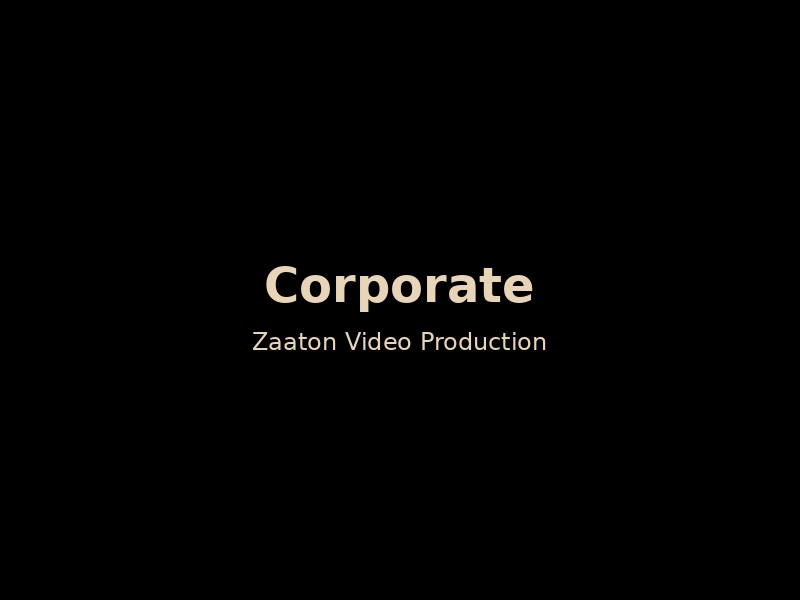 Corporate Video Production